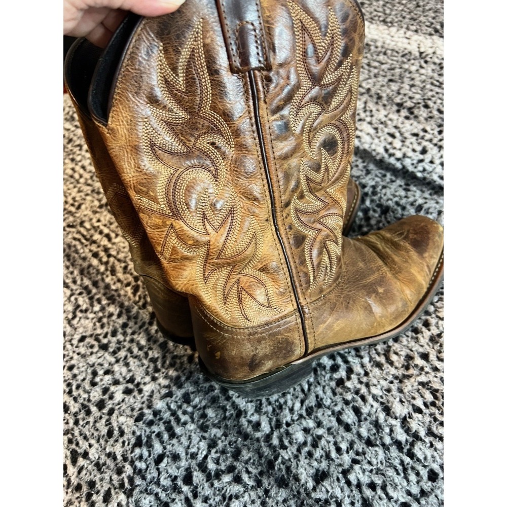 Laredo Men's Breakout Square Toe Western Boots Size 9D - Picture 2 of 8
